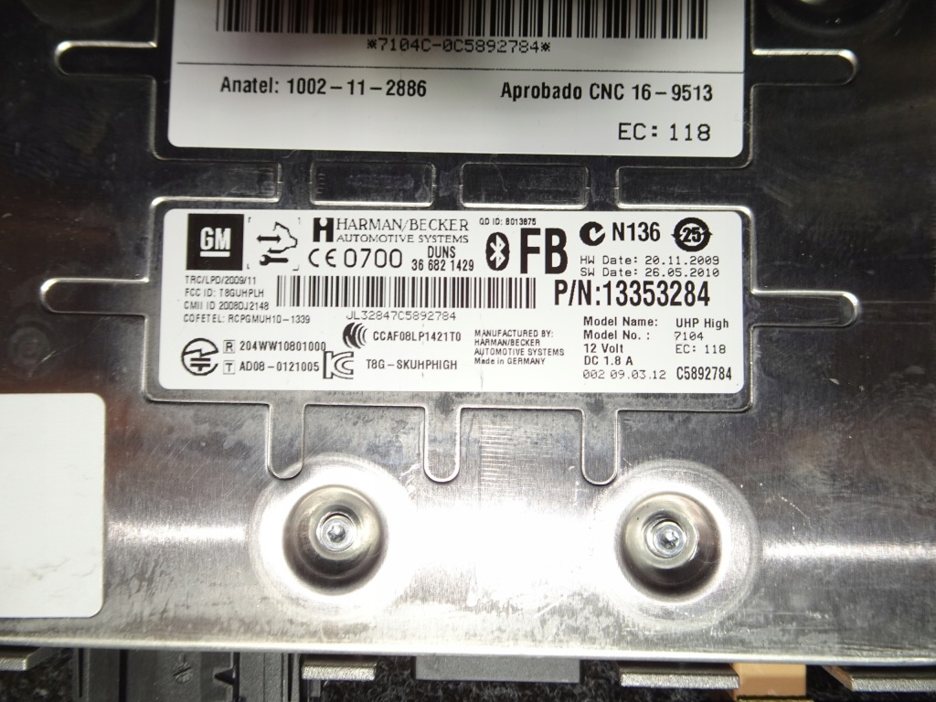 фото №3, Opel astra j модуль bluetooth 13353284