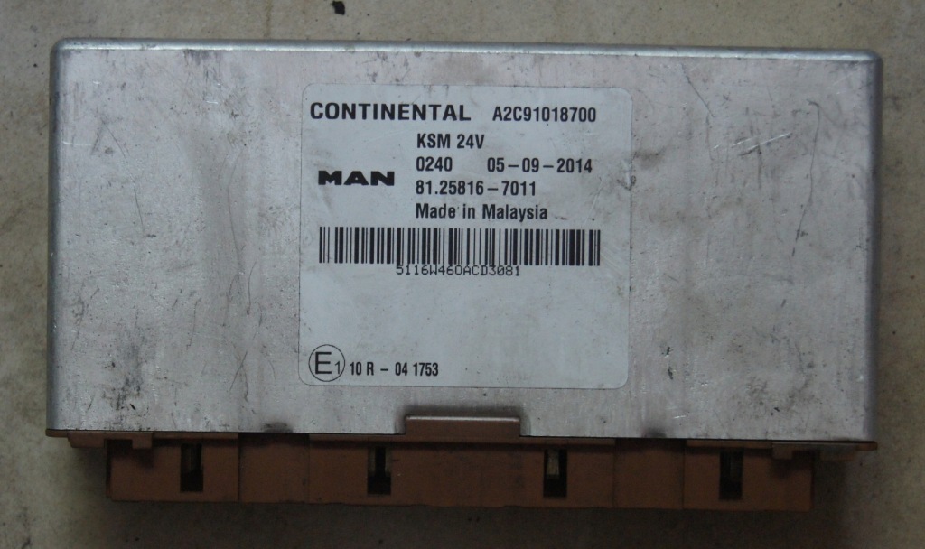 Купити Бортовий комп'ютер блок керування ksm 81258167011 man tgx tgs