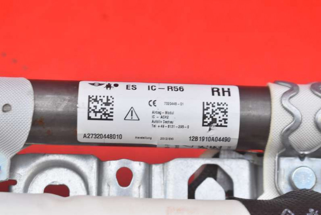 фото №8, Подушка безопасности подушка воздушная шторка безопасности правая 7320448 mini cooper one r56 10-14