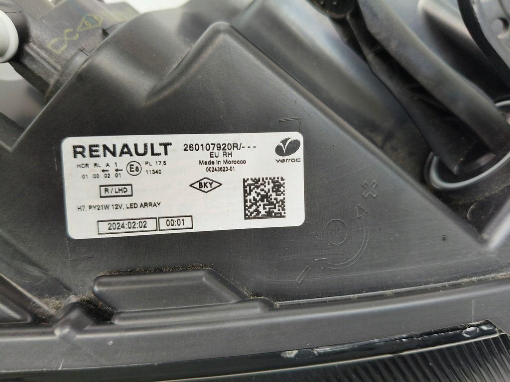 фото №10, Лампа правая фара dacia sandero iii 20- logan jogger full led