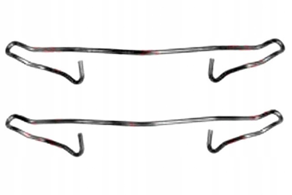 фото №1, Trw набор монтажный тормозных колодок ford перед fiesta ka