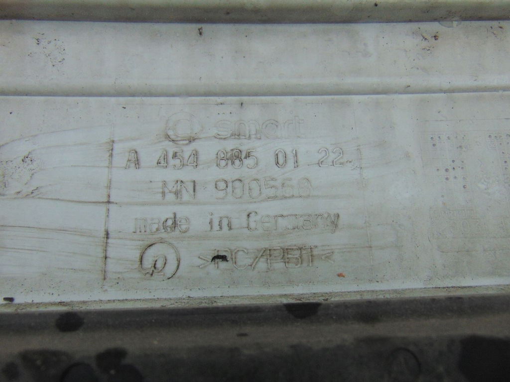 фото №16, Бампер перед передний крылья kpl smart forfour i 454 2004r- белый europa