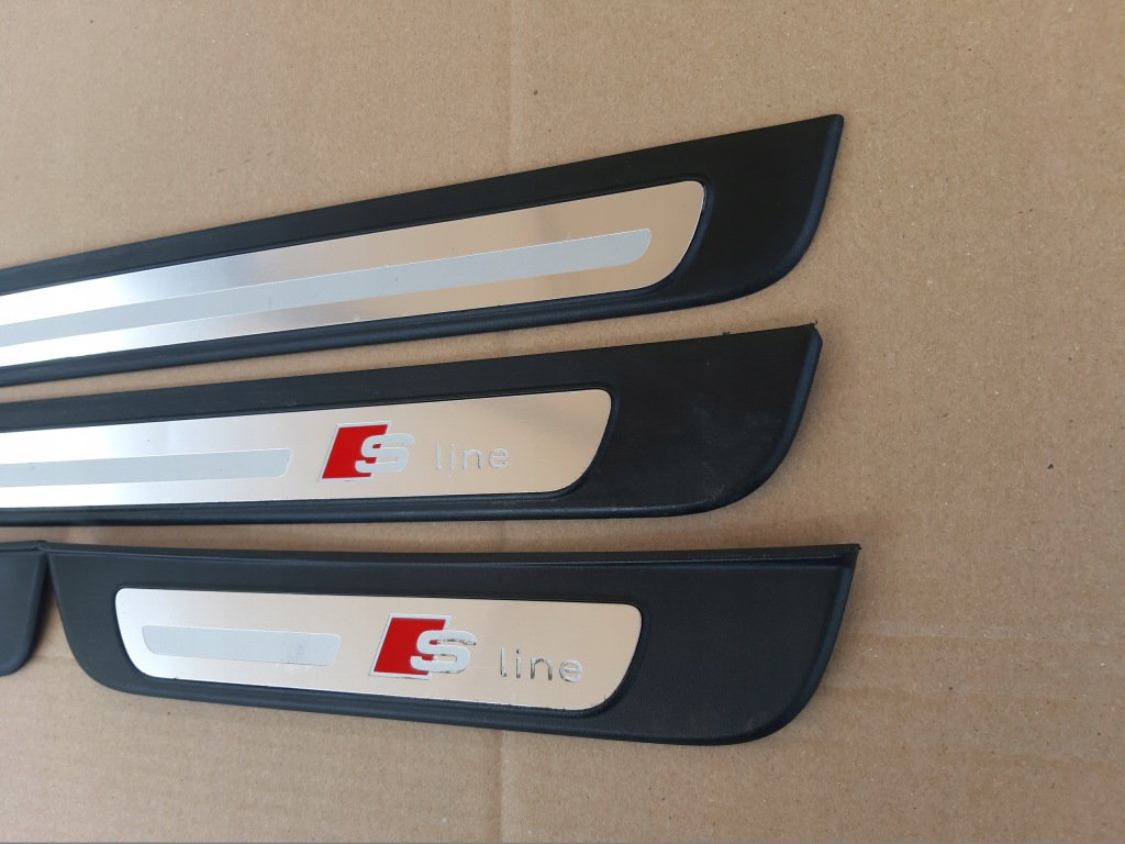 фото №5, Audi a5 8t 8t0 sportback накладки накладки пороговые внутреннее s-line комплект