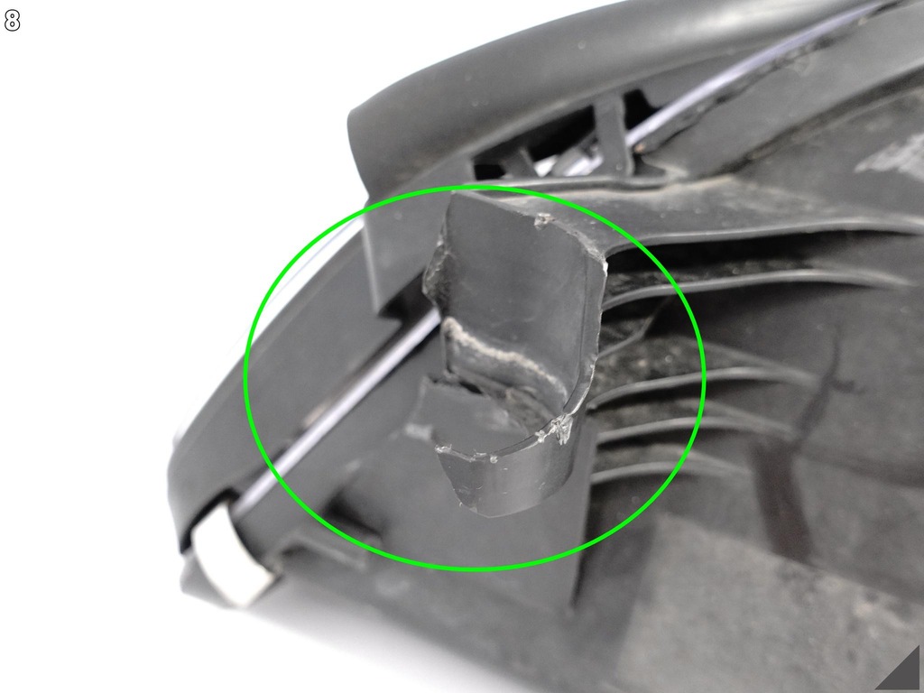 фото №9, Mercedes cls c219 w219 04-10 лампа ксенон поворотный правая перед eu +2xmoduł