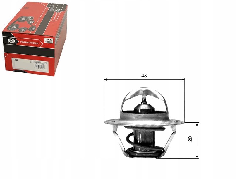 фото №1, Термостат ford vw gates