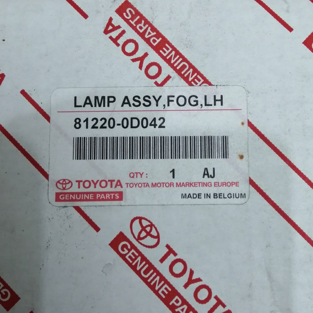 фото №8, Противотуманная фара левый перед toyota aygo yaris auris rav4