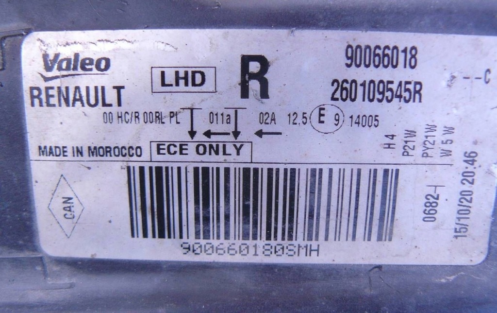 фото №13, Dacia dokker lodgy лампа передня права оригінал