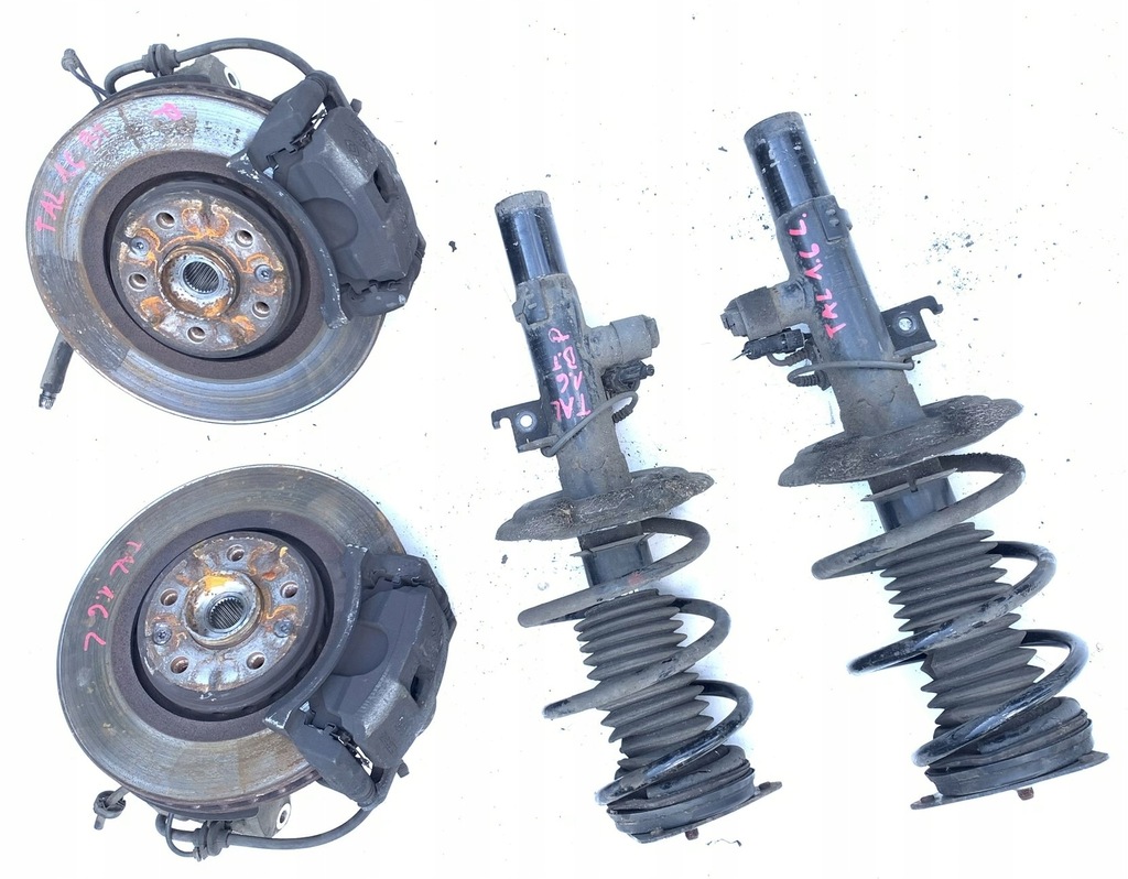 фото №1, Правая поворотный кулак ступица амортизатор 4 управление перед renault talisman 1.6 dci