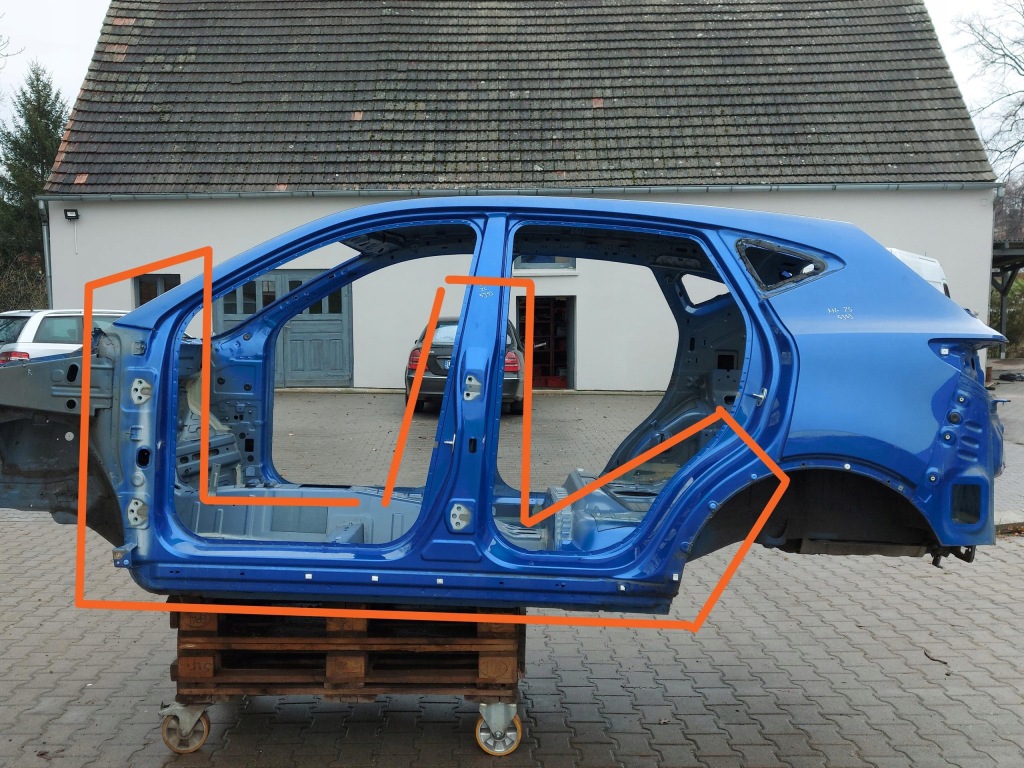 фото №1, Mg zs блок двигуна поріг лівий довгий 5jsj