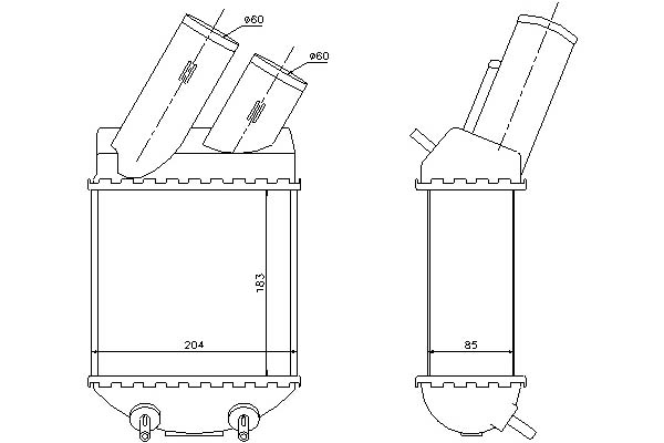 Купить Nissens интеркулер dacia sandero 1.5 dci