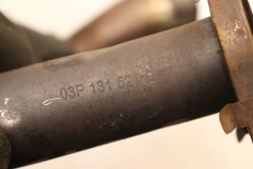 фото №4, Трубка egr 03p131521e vw touran ii 2013r. 2.0 tdi