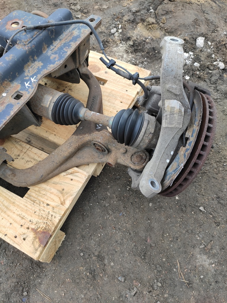 фото №13, Jeep cherokee liberty kk 2.8crd 7-12 подвеска перед рама поворотный кулак дифференциал