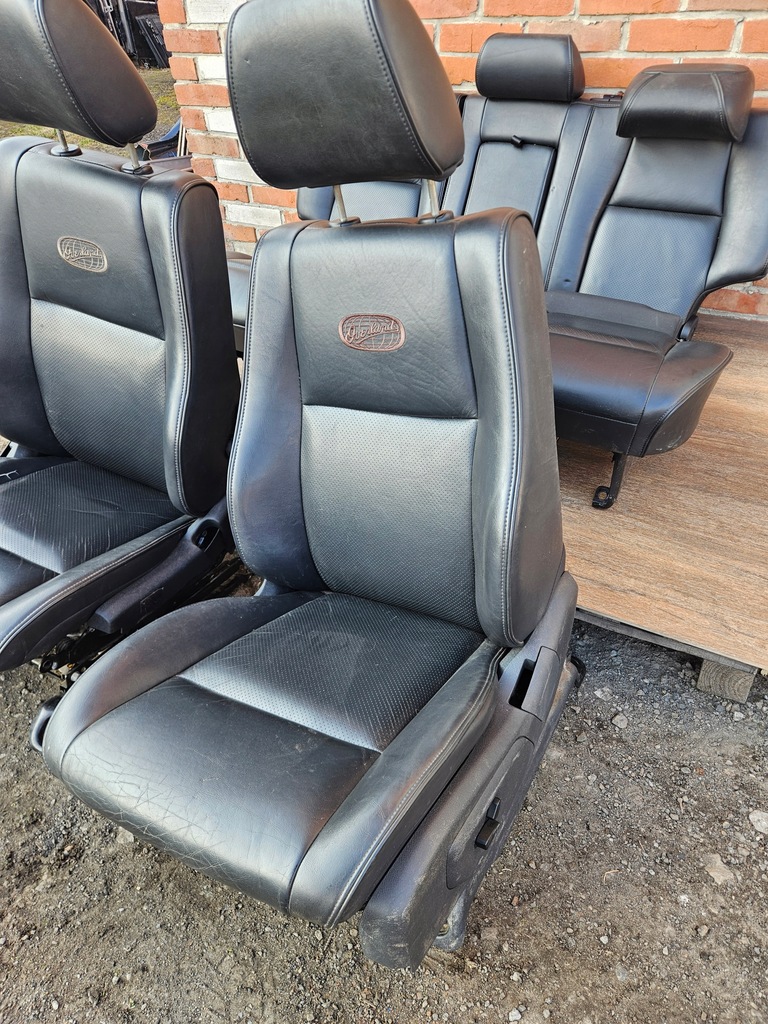 фото №9, Jeep grand cherokee wk 5-10r сиденья комплект чёрные overland