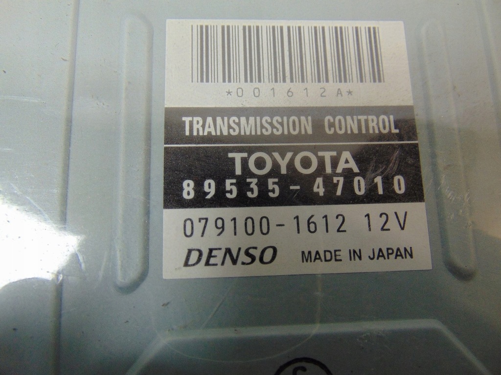 фото №5, Модуль блок керування коробки toyota prius ii 1.5 hybrid 89535-47010