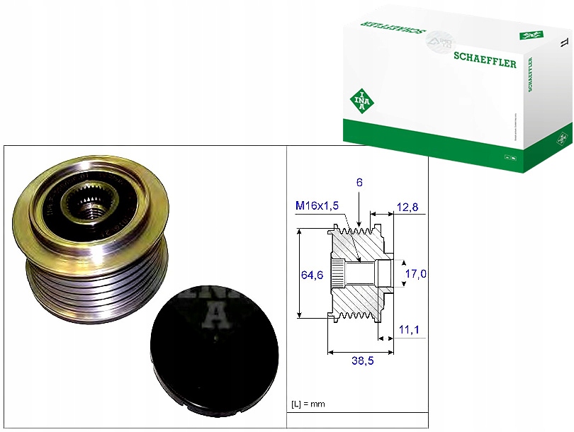 Купити Генератор - зчеплення односторонній ina 535 0201 10