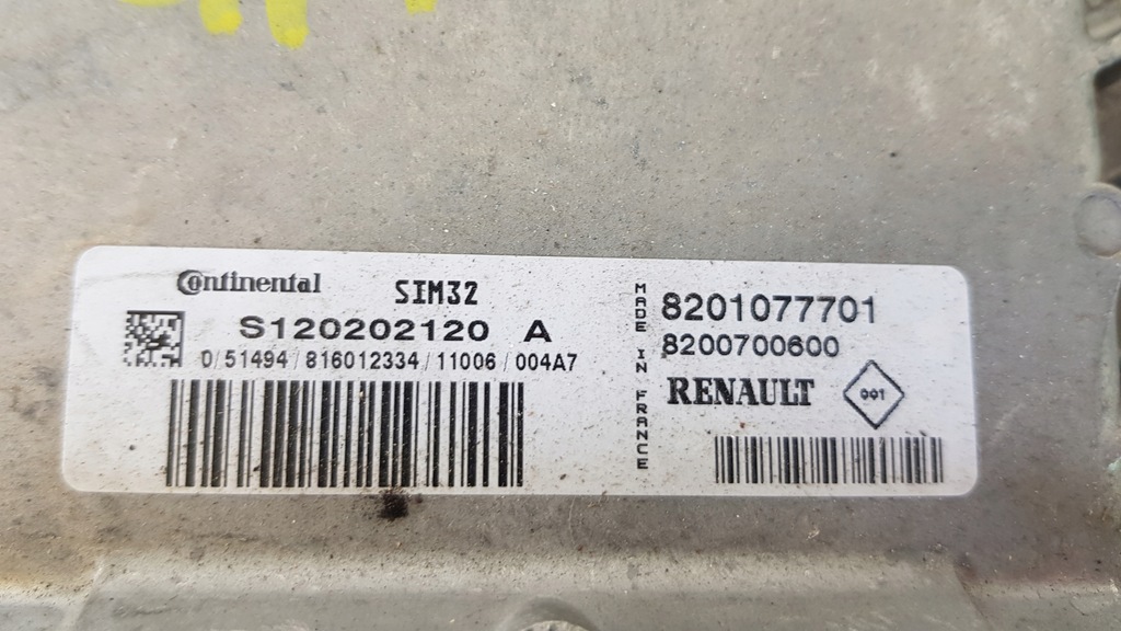 фото №2, Бортовой компьютер renault clio iii 1.2 tce [20]