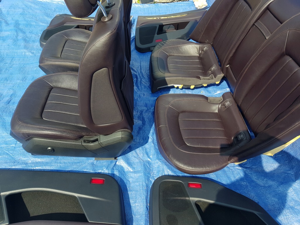 фото №8, Mercedes cls w218 sedan сидіння заднє сидіння fiolet kpl