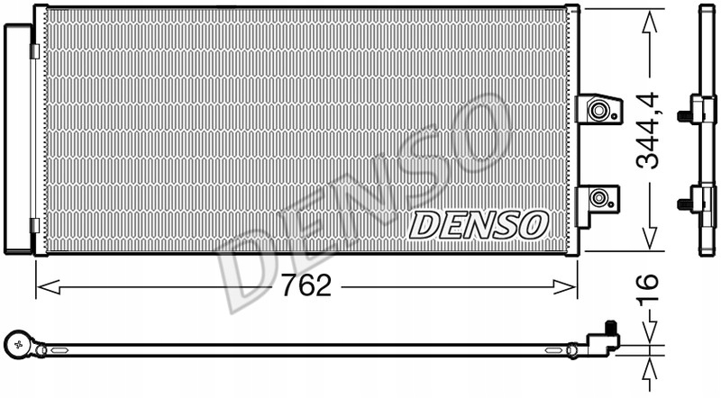 фото №1, Denso dcn33016 конденсатор, кондиціонер