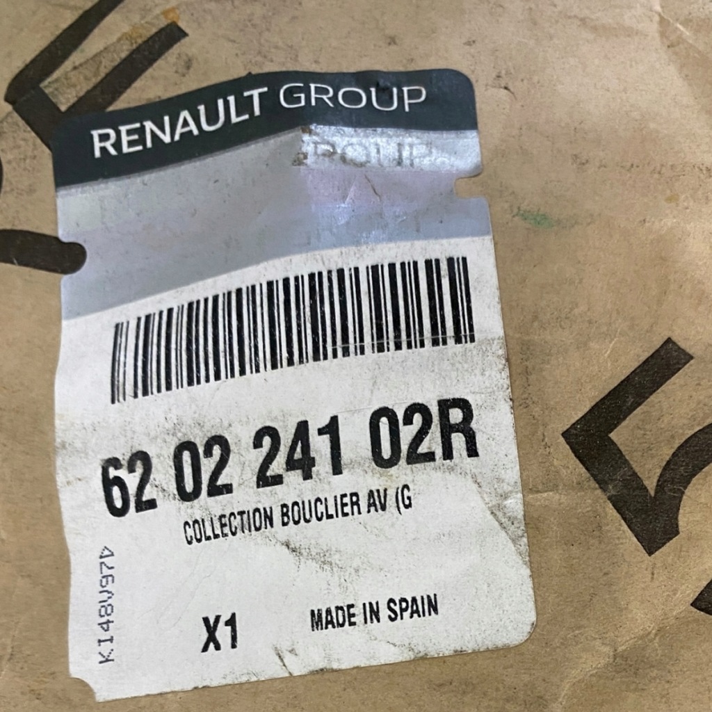 Новий оригінальний номер бампер передній pdc renault megane iv 620224102r в Україні