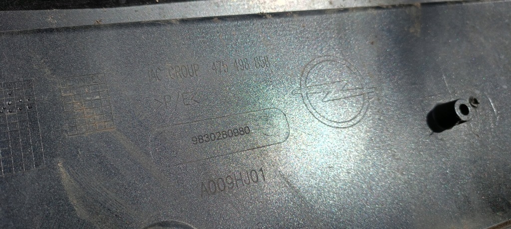 Бампер перед передній opel corsa f 20-24rok 9830280980 475498858 новий oryg Оригінал