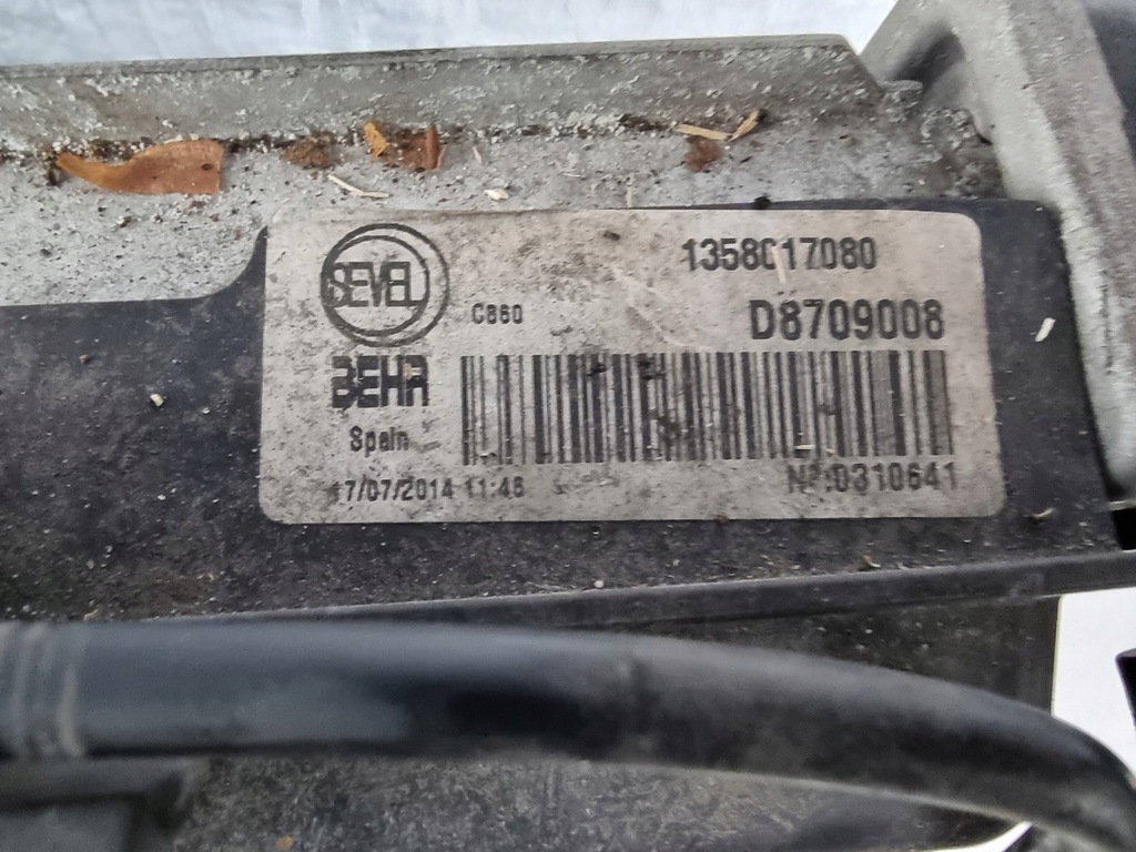 фото №9, Комплект радіатор citroen jumper ii 2.2 hdi boxer