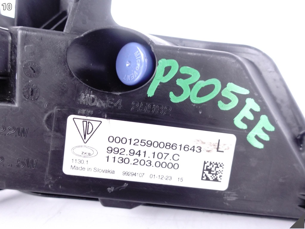 фото №11, Porsche 911 992 gts 22- drl противотуманная фара led w бампер левый перед 992941107c eu