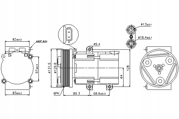 фото №1, Nissens 89068 компрессор, кондиционер