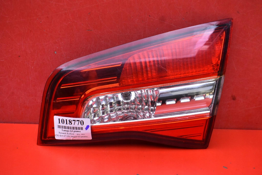 фото №1, Лампа правая задняя задняя 26550-jy05a renault koleos 1 i lift 5d suv 11-13