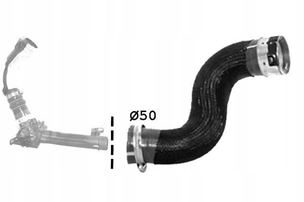 фото №1, Sasic шланг радиатора renault fluence grand scenic iii kangoo
