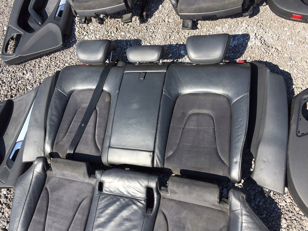 фото №10, Audi a4 b8 сиденья заднее сиденье полукожа alcantara s-line