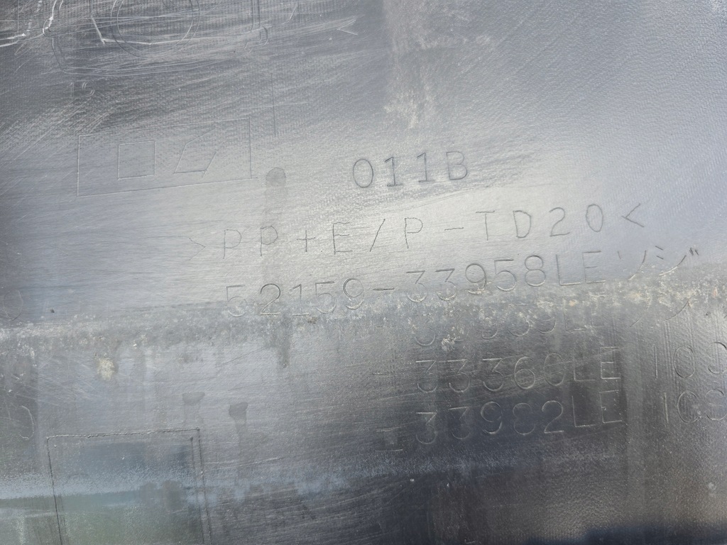 фото №8, Toyota camry viii 8 бампер задняя задний 52159-33958