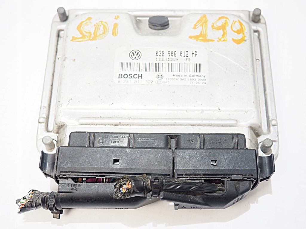 фото №5, Vw seat бортовий комп'ютер 0281011320 038906012hp bosch