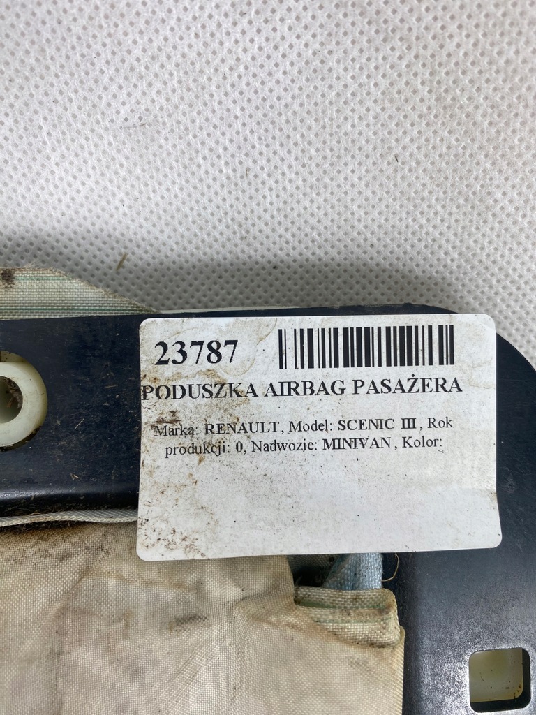 фото №4, Renault scenic iii подушка повітря пасажира