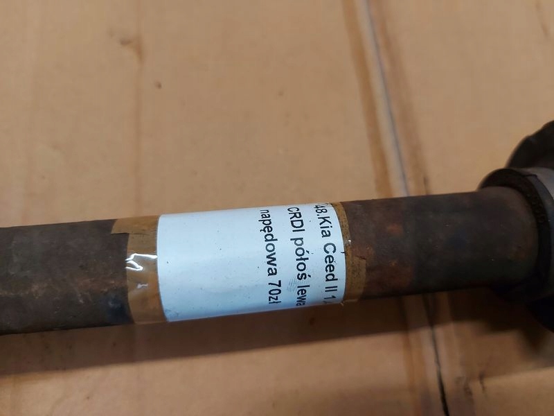 фото №3, Kia ceed 2 ii 1.4 crdi привідний вал ліва короткий привідна