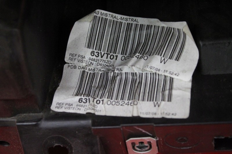 фото №4, Панель приладів приладова консоль панель приладів подушка безпеки eu citroen c5 ii x7 iii 08-17