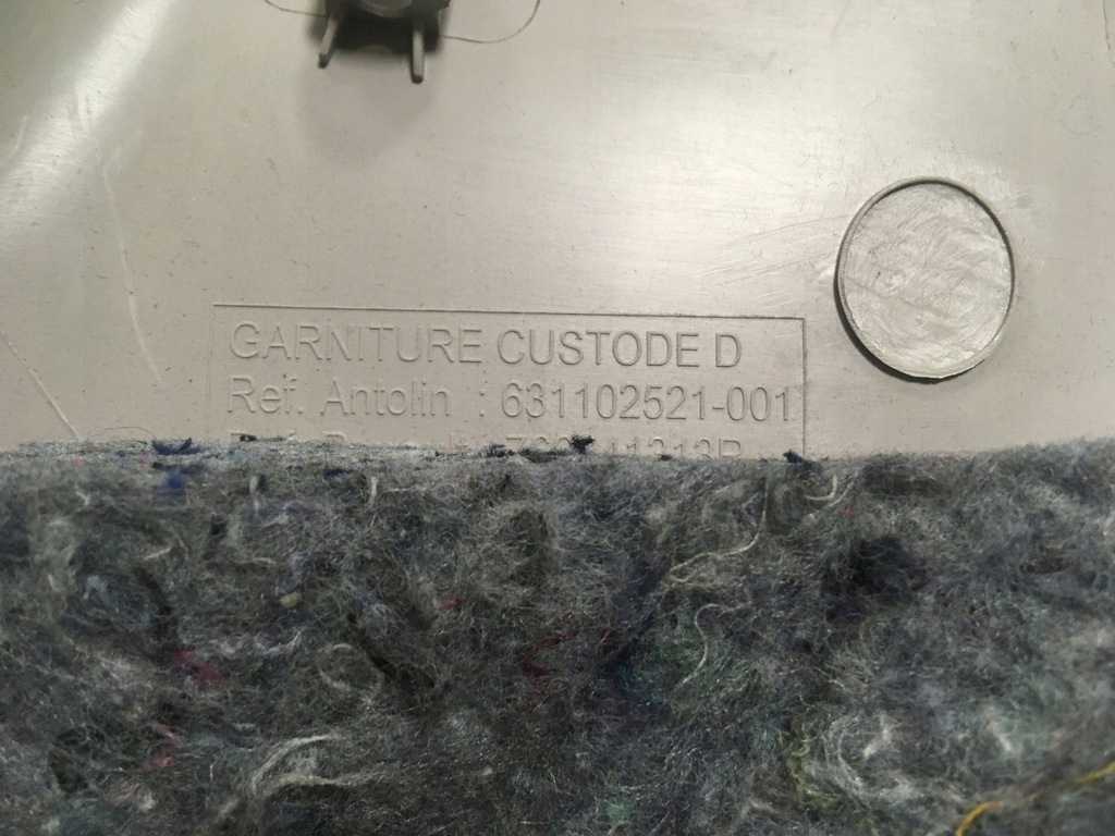 фото №3, Защита стойка c задняя правый renault megane iv hb