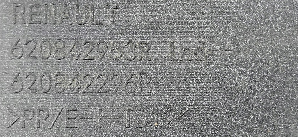 фото №8, Dół бампера спойлер renault kadjar lift 2018- перед