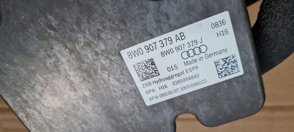 фото №7, A4 b9 8w lift насос гальмівна abs 8w0907379ab 8w0614517ae a5 8w