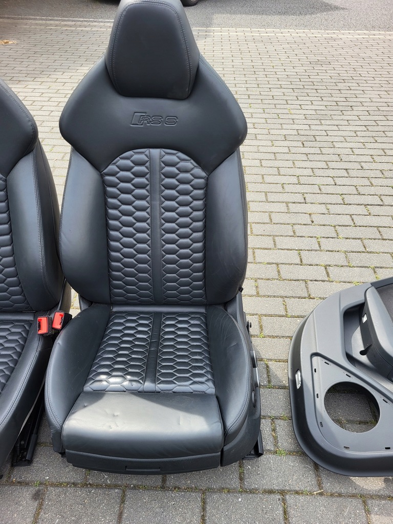 фото №7, Сиденья кожа обивка rs6 a6 c7 с подогревом электрический kombi