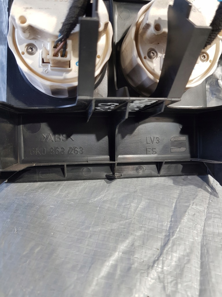 фото №6, Приборы консоли дополнительные seat ibiza iii 1.9 tdi 6k0863263