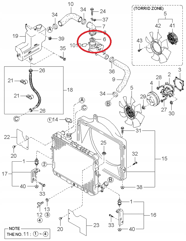 фото №1, Термостат kia k2700