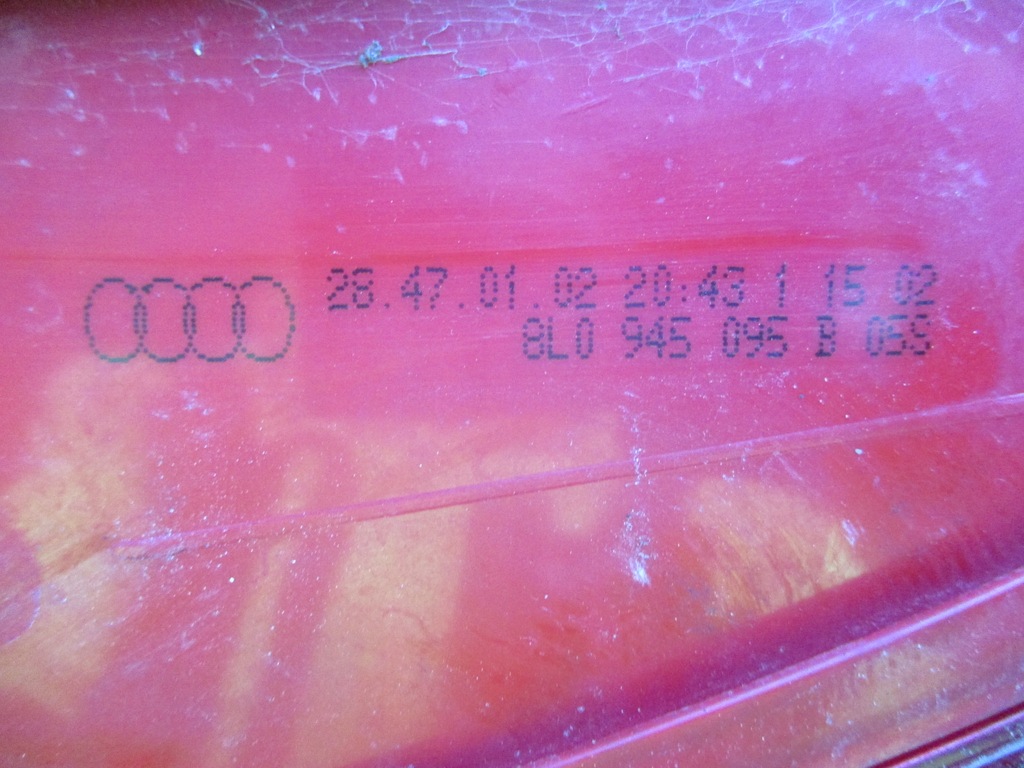 фото №6, Audi a3 8l lift лампа задняя левая 8l0945095b