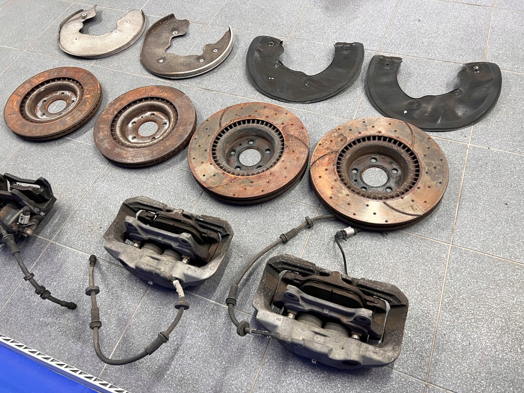 фото №7, Audi s4 b8 s5 8t a6 a7 c7 sq5 суппорты тормозные диски 330mm 356mm