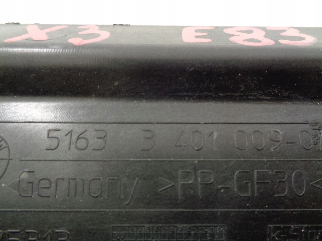 фото №15, Bmw x3 e83 порог подножка накладка левая