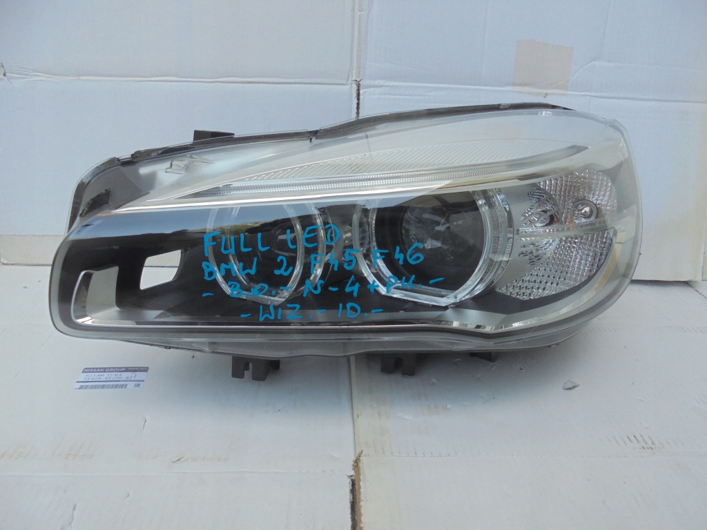 фото №1, Full led лівий лампа ліва фара bmw 2 f45 f46 7391401-05 europa slask