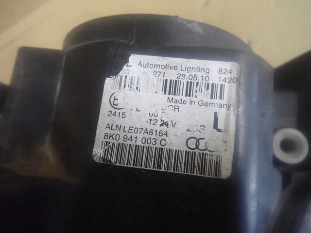 фото №7, Лампа левая левый bi ксенон audi a4 b8 8k0 08-12r