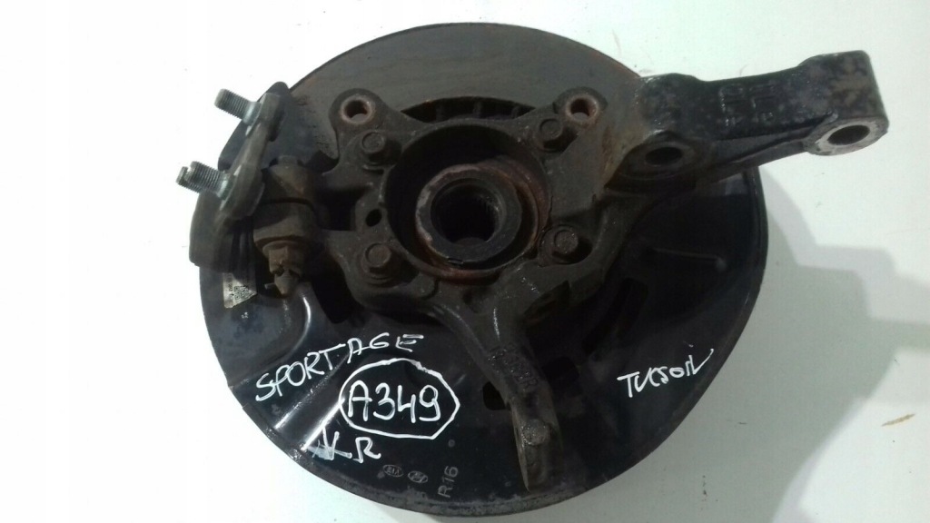 фото №3, Kia sportage iv поворотный кулак ступица передняя правая