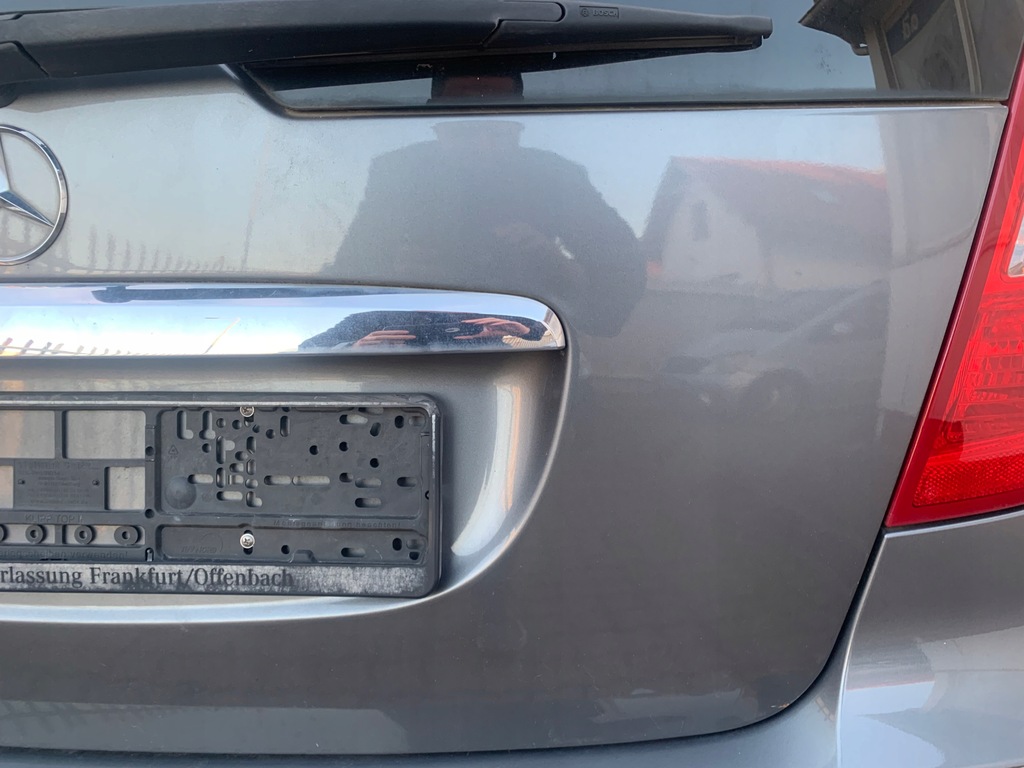 фото №6, Mercedes a klasa w169 кришка багажника задня сіра 787 ładna!