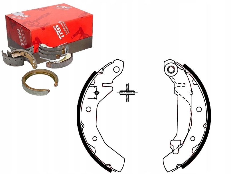фото №1, Trw тормозные колодки тормозные chevrolet matiz spark daewoo