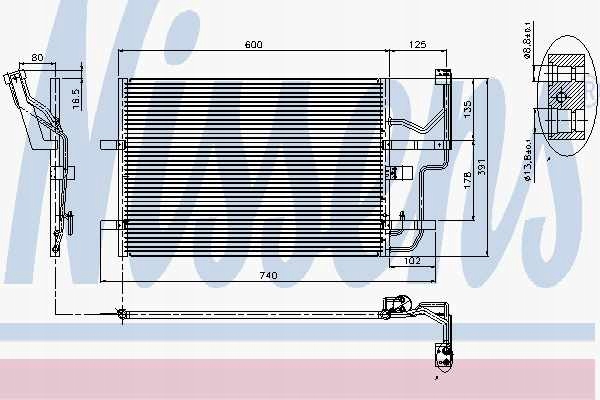 фото №10, Nissens 94902 конденсатор, кондиционер
